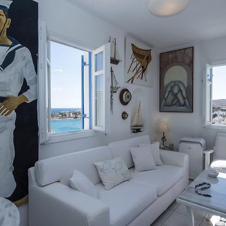 Aiolos Home With Private Veranda And Amazing Sea Views, Paros Piso Livadi Eksteriør billede