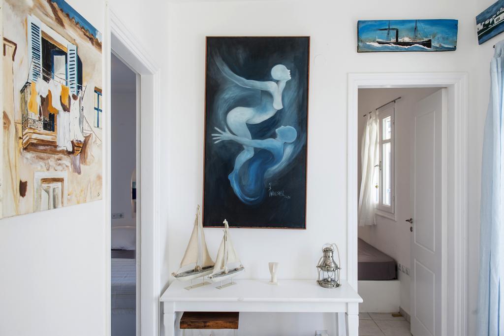 Aiolos Home With Private Veranda And Amazing Sea Views, Paros Piso Livadi Eksteriør billede