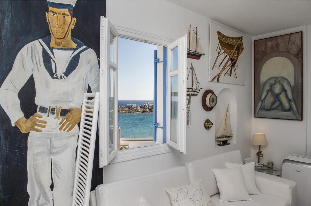 Aiolos Home With Private Veranda And Amazing Sea Views, Paros Piso Livadi Eksteriør billede